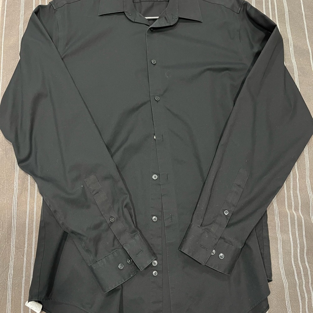 Calvin Klein Classic Black Dress Shirt